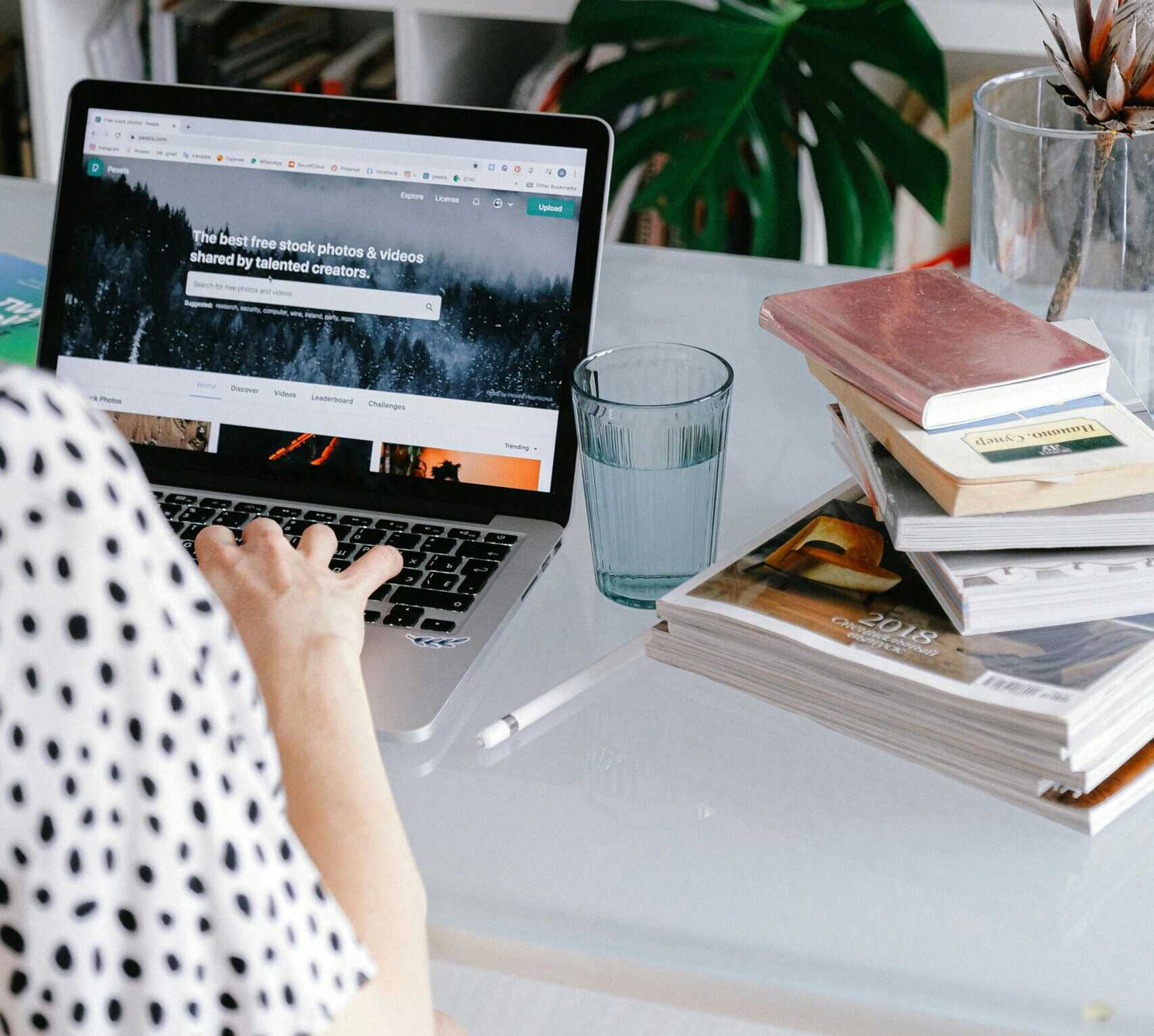 Photo by Anna Shvets: https://www.pexels.com/photo/person-using-macbook-pro-on-table-3987020/